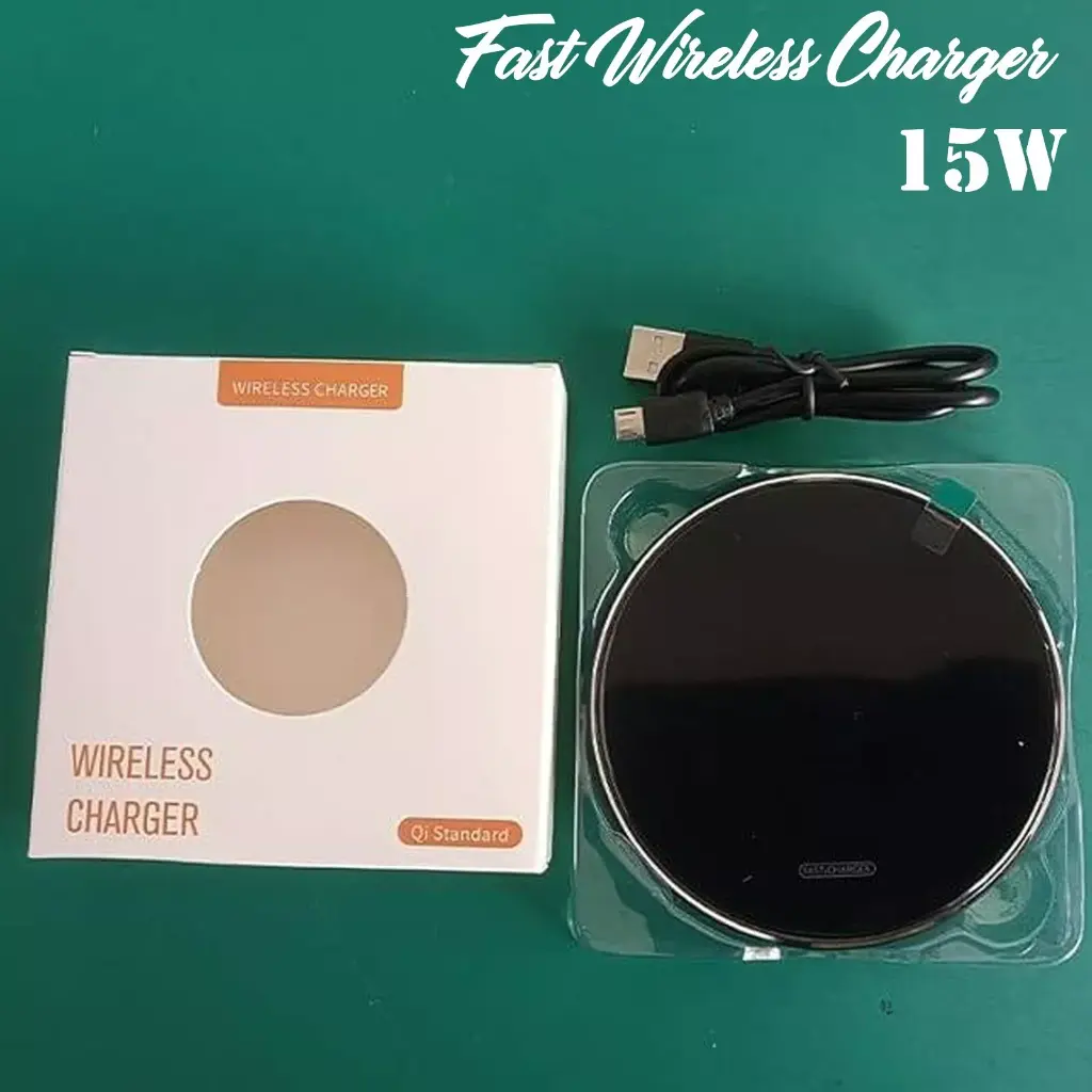 Încărcător fără fir Qi rapid de 15 W /JM-B2