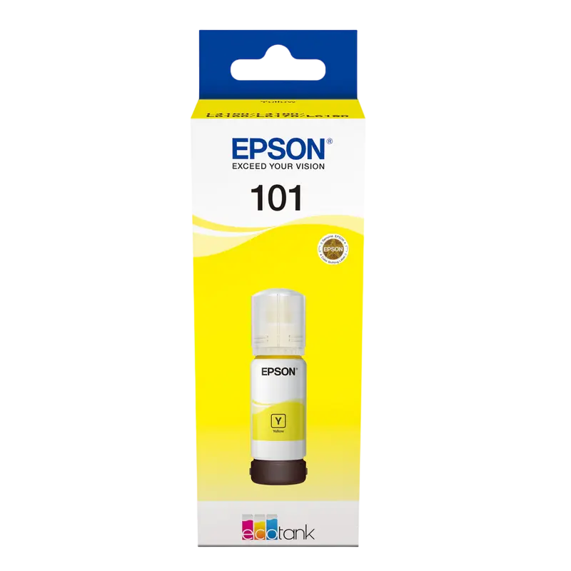 Cerneala Ink  Epson C13T03V44A, 101 EcoTank Yellow-Pigment 70ml