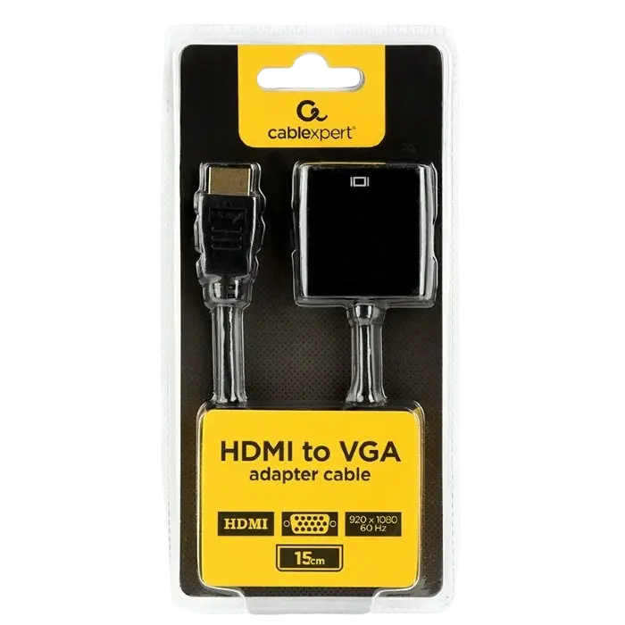 Adapter HDMI  M to  VGA F, Cablexpert "A-HDMI-VGA-04"