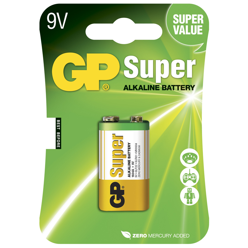 Crona Super Alkaline 9V 6LR61 energie