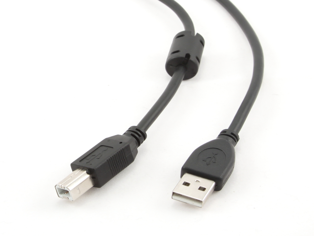 Cable USB, AM/BM,  3.0 m, USB2.0  Premium quality with ferrite core, CCF-USB2-AMBM-10
