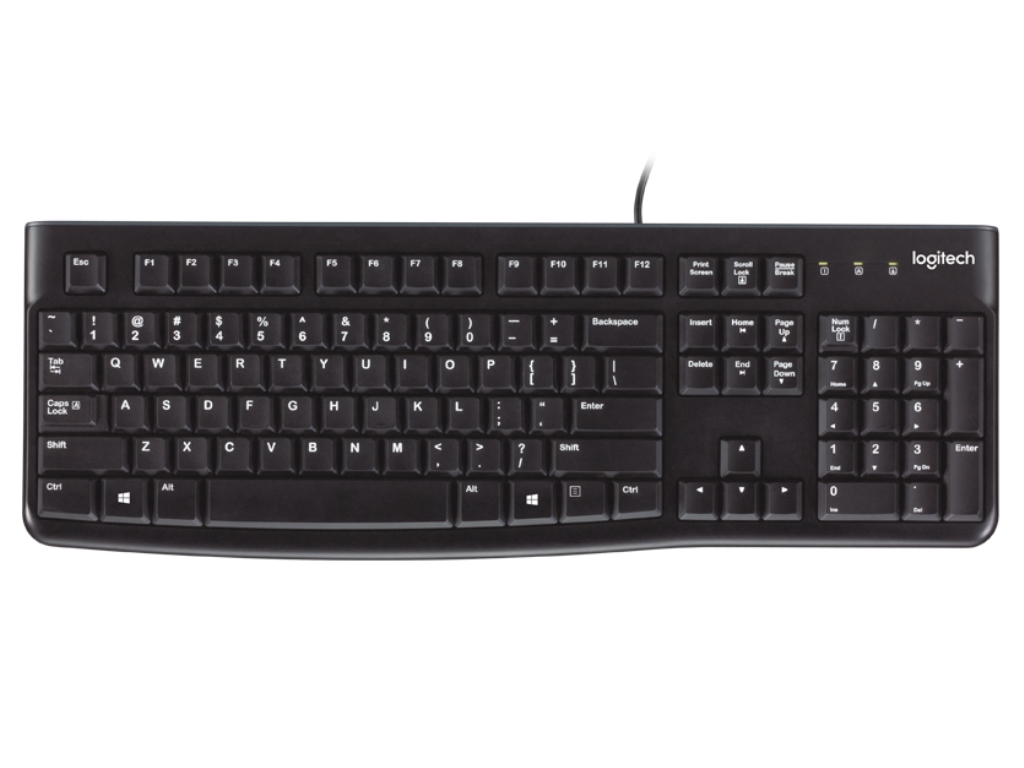 Tastatură cu fir Logitech K120, Black.