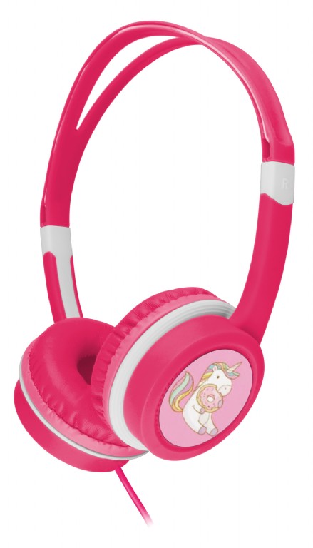 Kids headphones with volume limiter, pink
