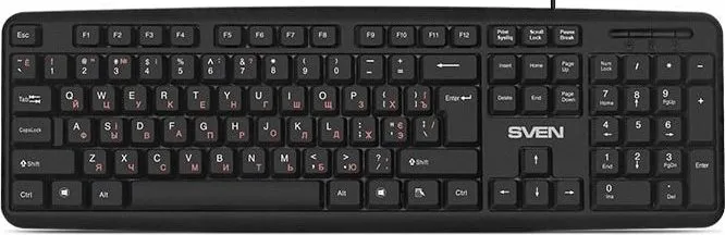 Tastatură cu fir Sven KB-S230, Black.