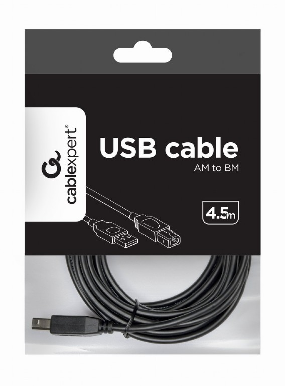 USB 2.0 A-plug B-plug 15ft cable CCP-USB2-AMBM-15