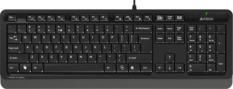 Tastatură cu fir A4Tech FK10, Black