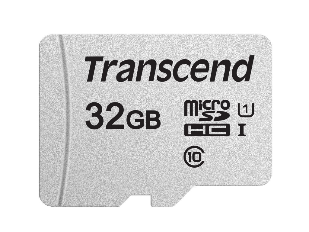 32GB MicroSD (Class 10) UHS-I (U1), Transcend 