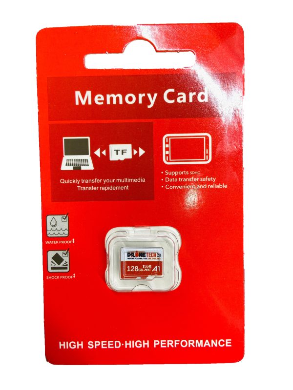128GB MicroSD High Speed-High performance RED