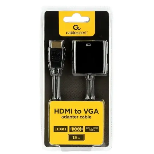 Adapter HDMI  M to  VGA F, Cablexpert "A-HDMI-VGA-04"