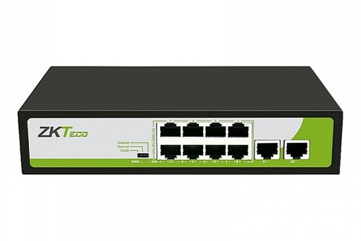 POE ZKTeco PE082-120-C, 8xPOE, 2xLAN Uplink, max. 120W