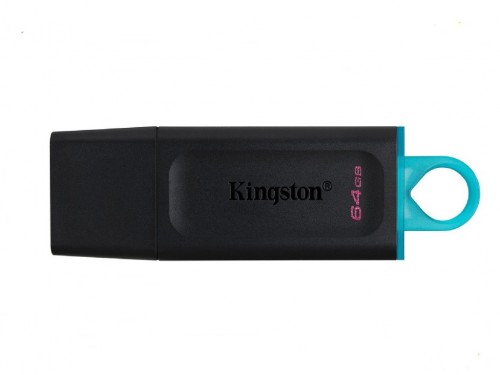 64GB USB3.2 Flash Drive Kingston DataTraveler Exodia M (DTXM/64GB), Black-Blue, Plastic, 