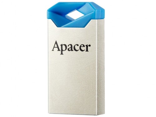 32GB USB2.0 Flash Drive Apacer "AH111", Silver-Blue, Super-Mini, Metal, Capless (AP32GAH111U-1)