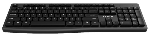 Tastatură făra fir Canyon KB-W50, Black.