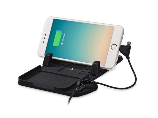 Hoco Car Charging Holder, CA1, Black