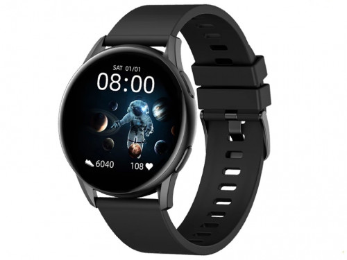 Kieslect Smart Watch Kr, Black Tip Ceas inteligent Rezisten%3Fa la apa IP68 Tip de baterie Li-Polymer Capacitate acumulator 330 mAh