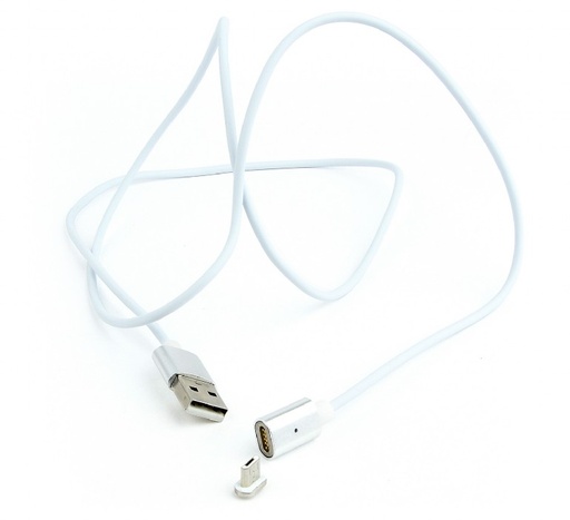 Magnetic Micro USB cable, silver, 1 m CC-USB2-AMmUMM-1M