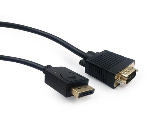 DisplayPort to VGA adapter cable, black, 1.8 m 
