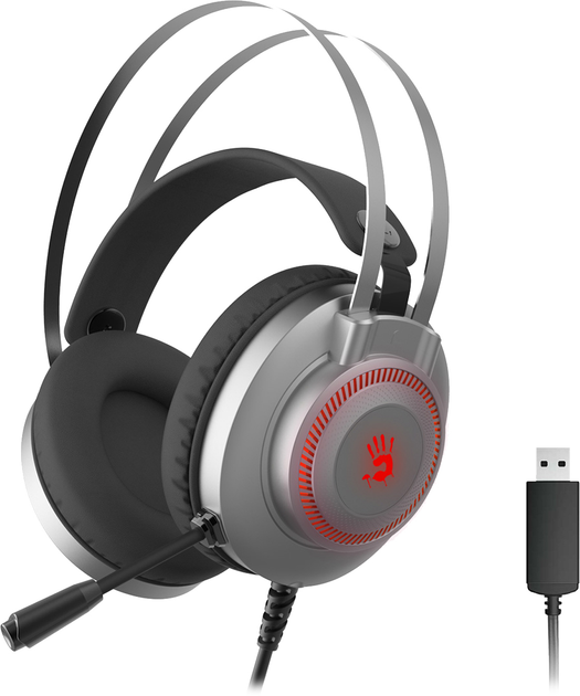 Gaming Headset Bloody J200S Silver+Grey