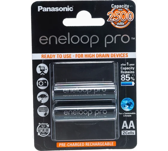 R6 AA eneloop Pro Ni-MH 2500mAh