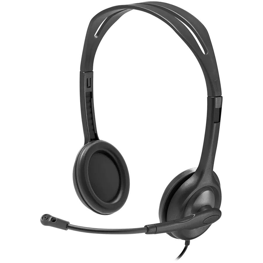   CASTI Headset Logitech H111,Black