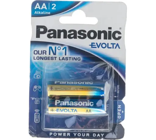 Bateria Panasonic LR6 AA Evolta 1.5В бл/2