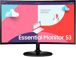 Monitor 23.5 SAMSUNG S24C360E, Black, Curved-SVA