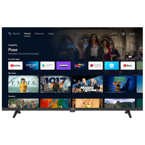 32" LED SMART TV OZON H32S6000R, 1366x768 HD, Android TV, Negru