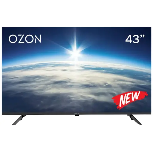 43" LED SMART TV OZON H43S7000R, 1920x1080 FHD, Android TV, Black