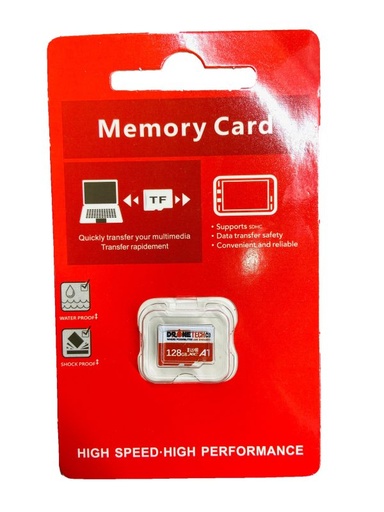 128GB MicroSD High Speed-High performance RED