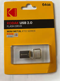 64GB USB 2.0 + KODAC Mini Metal K112 Series