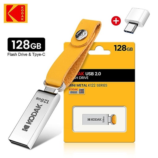 128GB USB 2.0  KODAC Mini Metal K122 Series